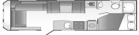 2025 Coachman Wanderer  22 FB (D) Layout