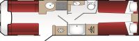 2025 Coachman Laser 865 Xtra (D) Layout