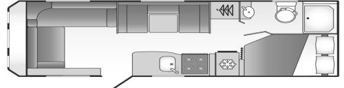 2025 Coachman Wanderer  22 FB (D) Layout