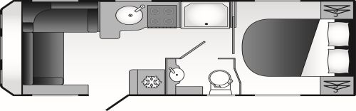 2025 Coachman Laser 545 Xtra (D) Layout