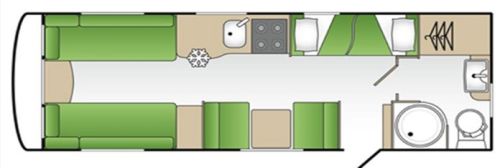 2015 Coachman Festival 640 Layout