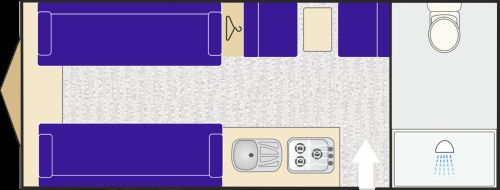 2017 Coachman VIP 520 Layout