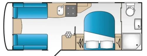 2018 Coachman Wanderer 19/4 TB Layout