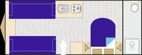 2020 Swift Corniche 20/8 Layout