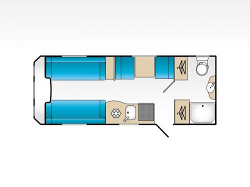 2018 Coachman VIP 520 Layout